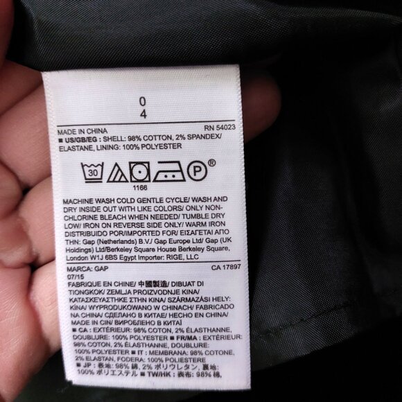 NWOT Navy Blue Cotton Velvet Shift Dress 0 Christmas Parties - Picture 8 of 8